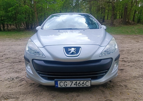 Peugeot 308 cena 9500 przebieg: 163158, rok produkcji 2007 z Grudziądz małe 379